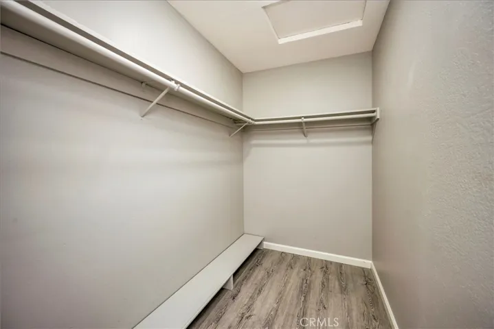 Dual walk in closets