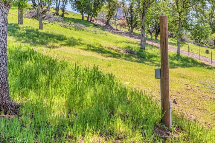 Water & electricity for RV hookups at bottom of property