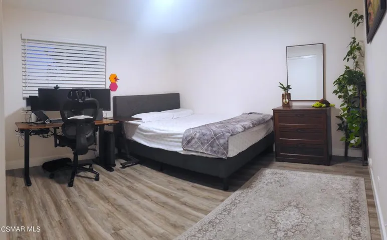 Cedarwood office and bed