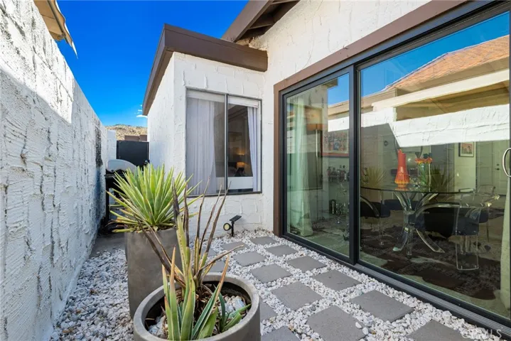 Second private patio right off the dining area.