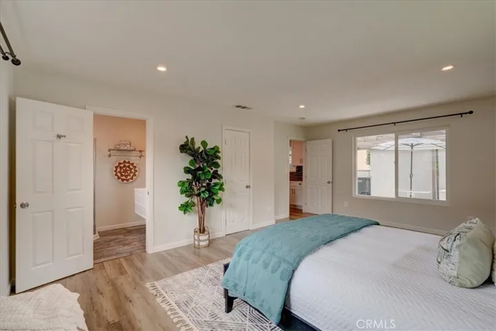 Main Bedroom w View of Main Bathroom
