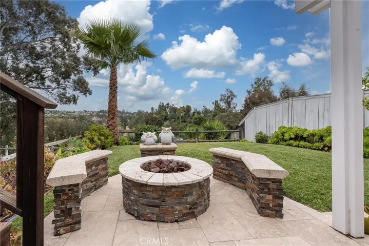Firepit and View