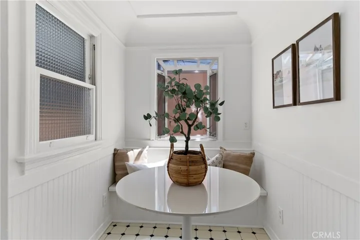 Light-filled breakfast nook.