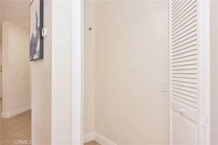 Laundry closet