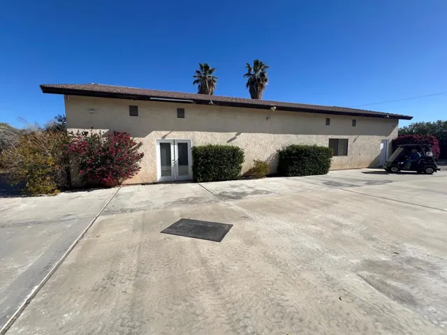 Shop in back of property