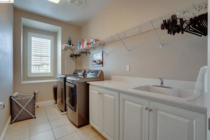 Upstairs laundry room