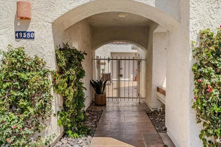 Private courtyard