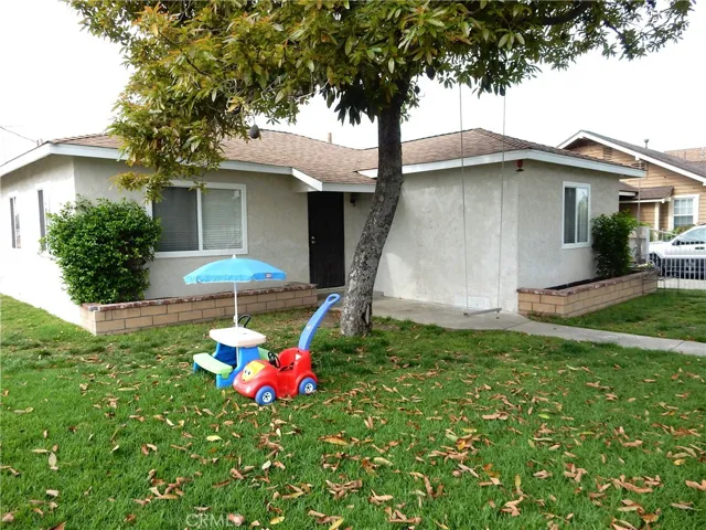 Side View of good sized front yard.