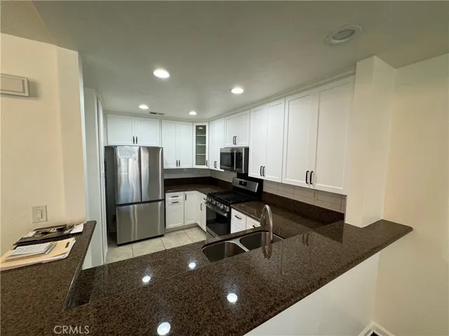 Kitchen view from dining