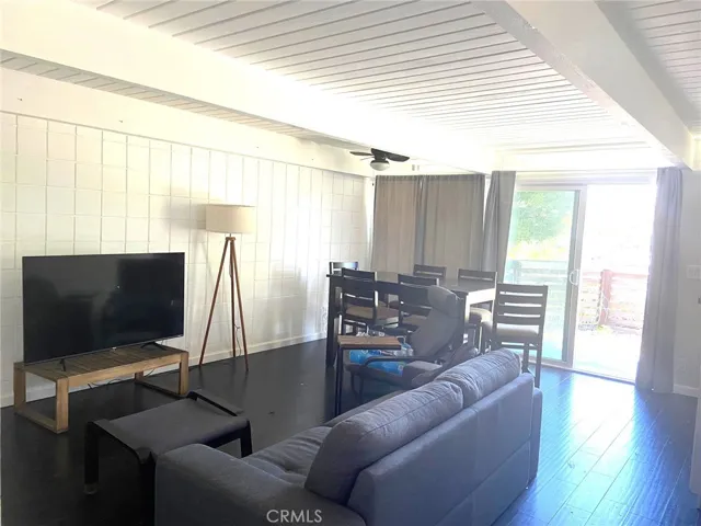 Spacious dining/living room open to the kitchen