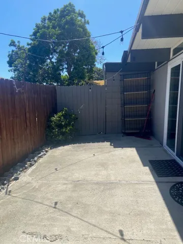 Enclosed private spacious rear patio