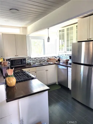 with refrigerator and dishwasher