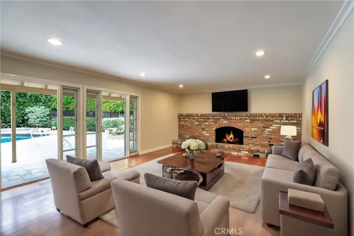 Virtually Staged Family Room