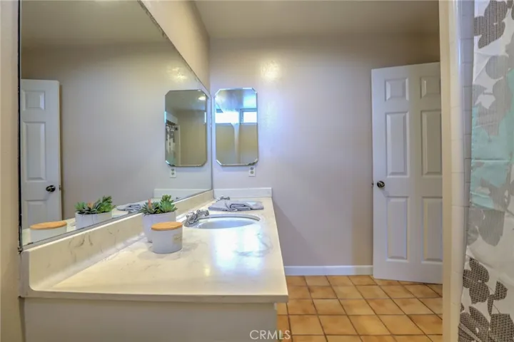 Hallway bathroom