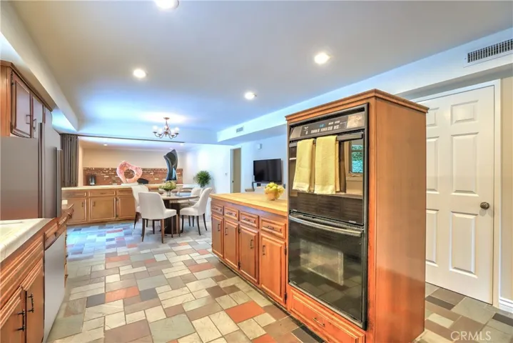 Virtually Staged Kitchen Dining Area