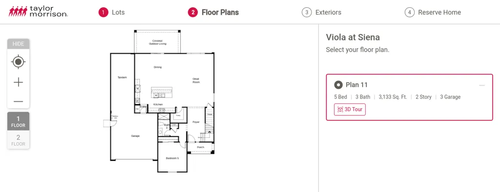 Sample of Floor plan 11 floor 1