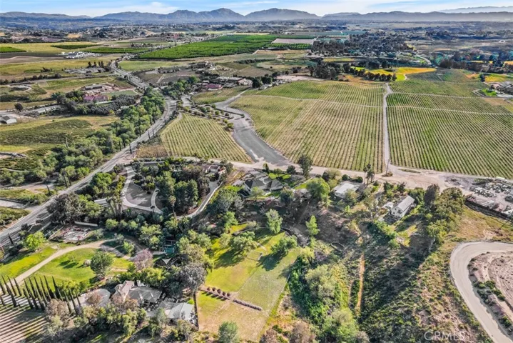 Back of meadow view looking towards Wilson Creek Vineyards