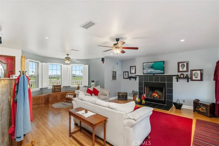 Great Room & fireplace