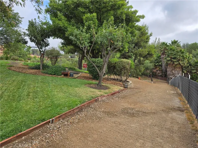 New driveway to lower area