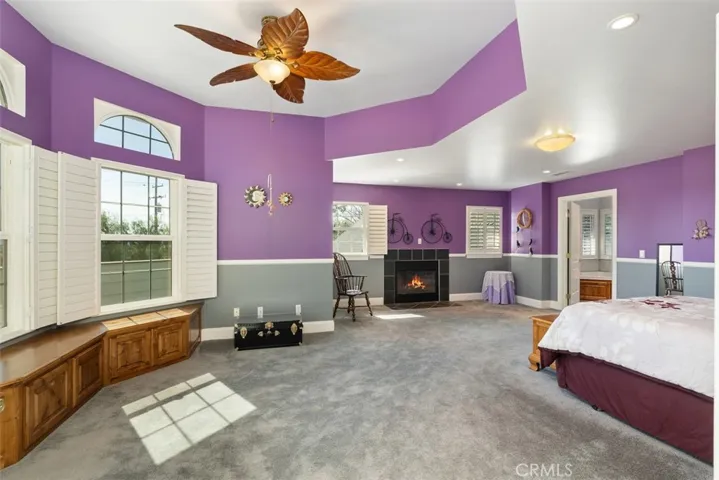 Primary with fireplace