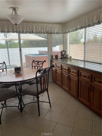 kitchen table and storage