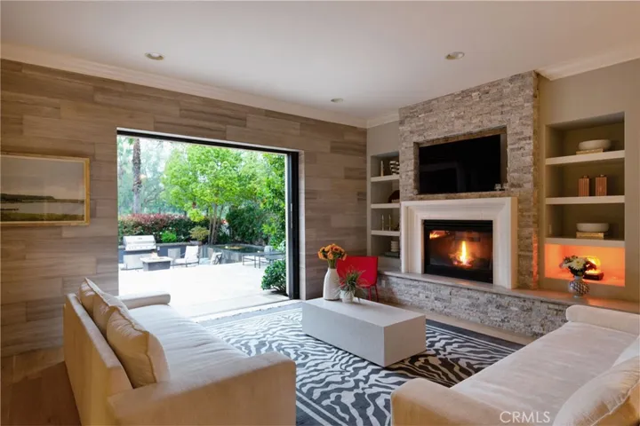 Sophisticated design elements throughout, including crown molding.