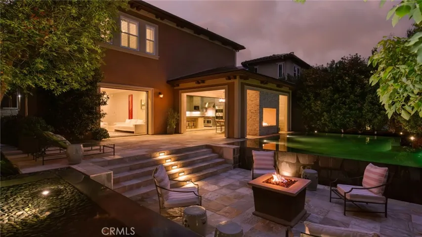 Stunning corner lot location for privacy and prestige.