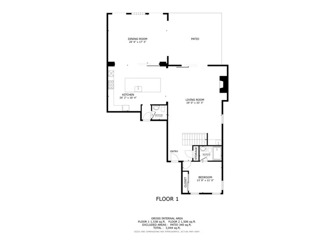 1st floor - Floor Plan