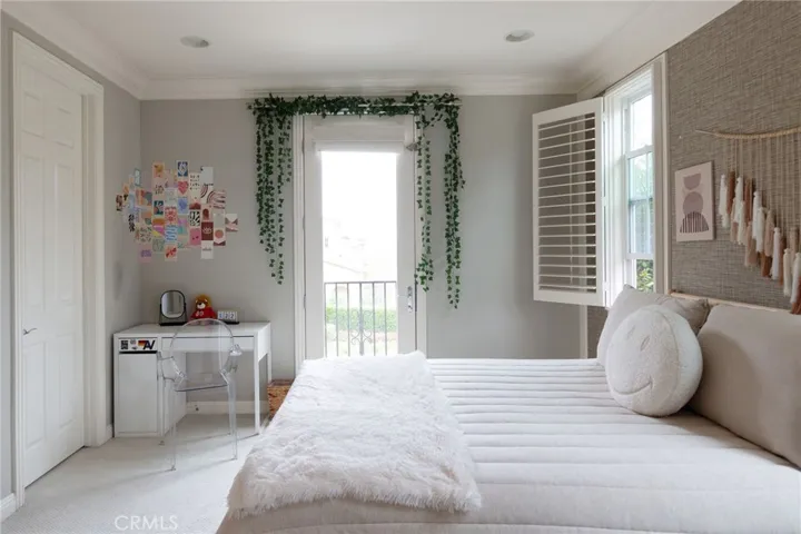 Sun-drenched bedroom