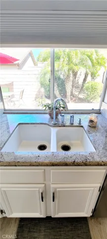 Perfect Large Kitchen Window looking out to Garden Yard