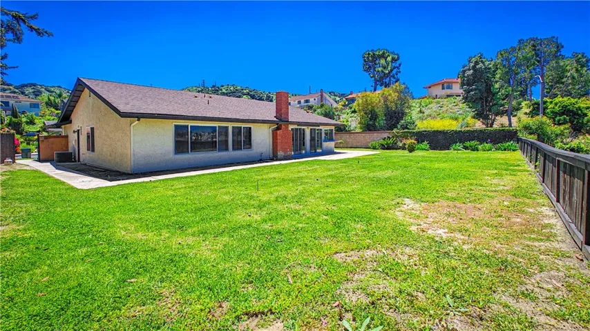 Massive flat usable backyard