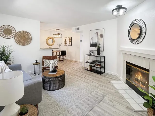 Living room fire added virtually
