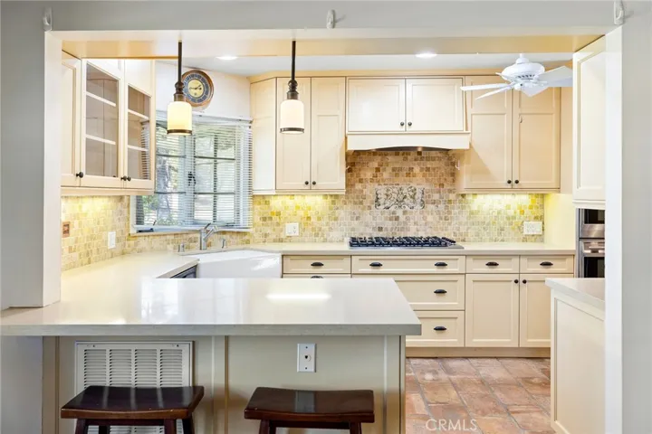 Kitchen view straight on.