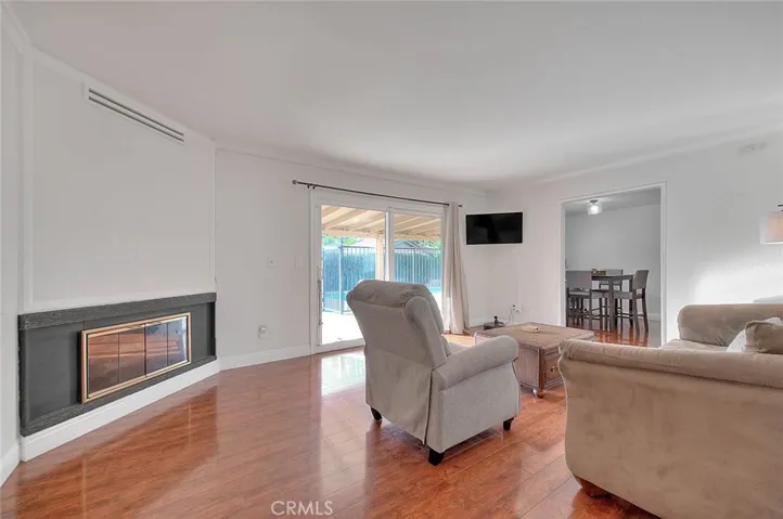 Family Room w/Fireplace.