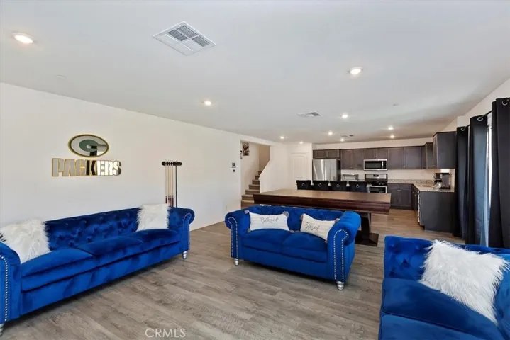 Downstairs - Open floorplan - living room, dining room, kitchen