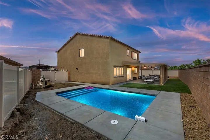Twilight - Pool view