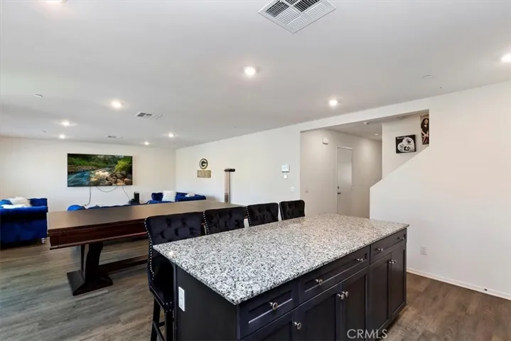 Downstairs - Kitchen to dining area