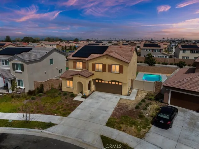 Aerial view - Front of house