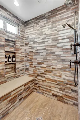 Totally upgraded Primary bath with walk-in shower