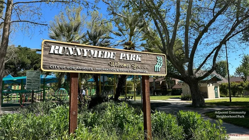 Adjacent Neighborhood Park