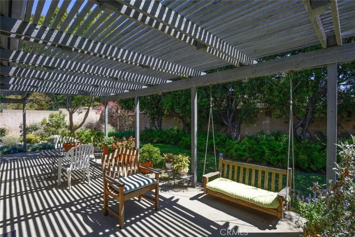 Impeccably maintained patio and grounds