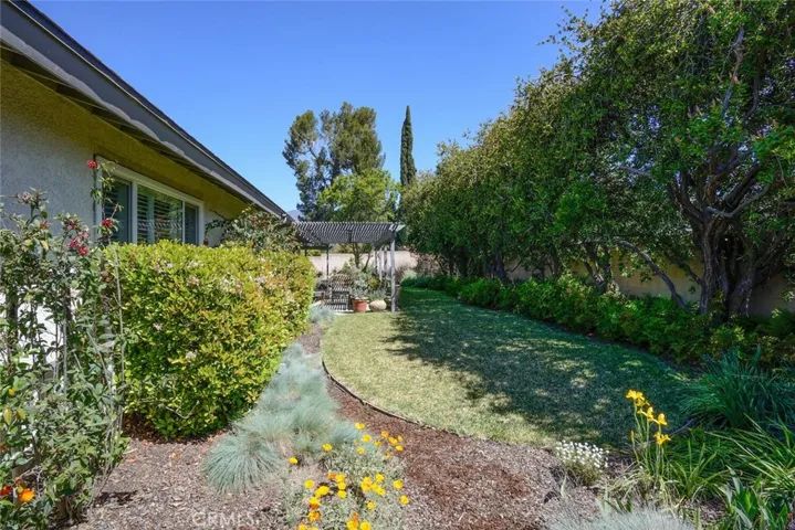 Privacy abounds in this serene backyard