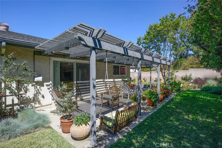 Inviting patio is ideal for entertaining and quiet evenings