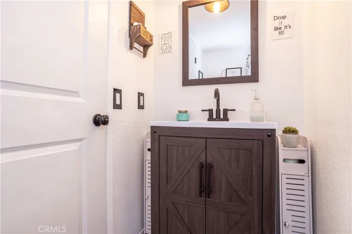 Common area half bath