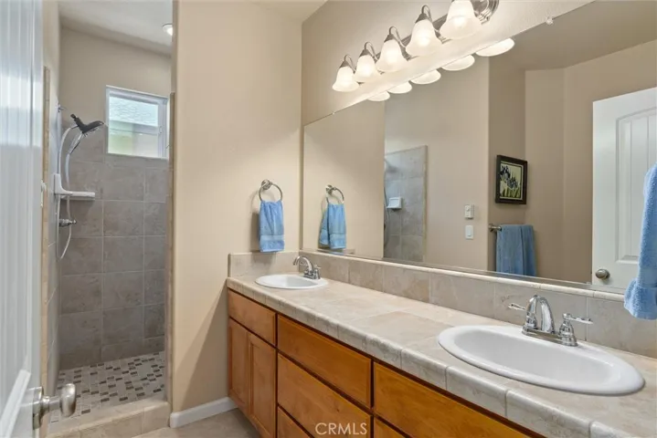 Primary bathroom with walk in shower