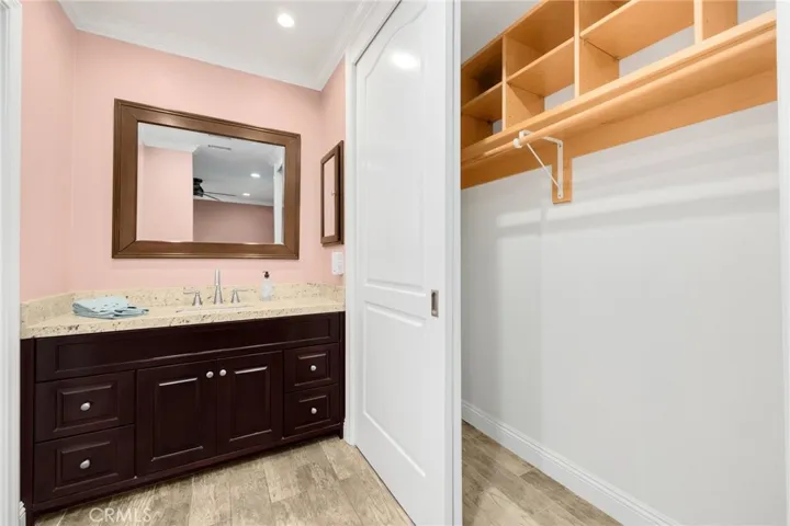 Large closet off dressing in dressing area