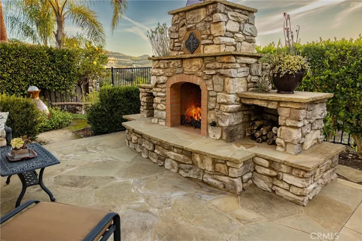 Grand Fireplace with amazing views