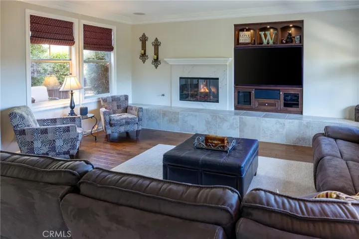Beautiful fireplace and hearth