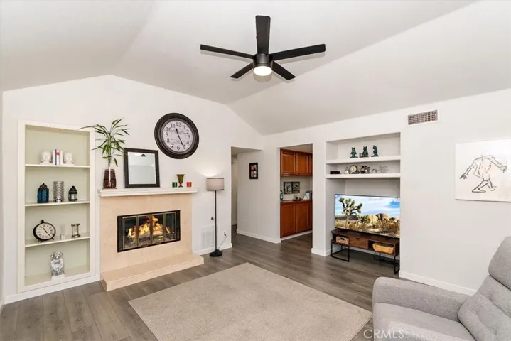 Living room built in.