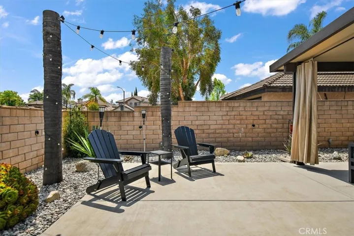 Side patio.